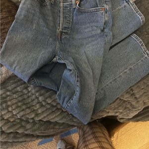 Levi's Blue Wedgie Straight Leg Jeans